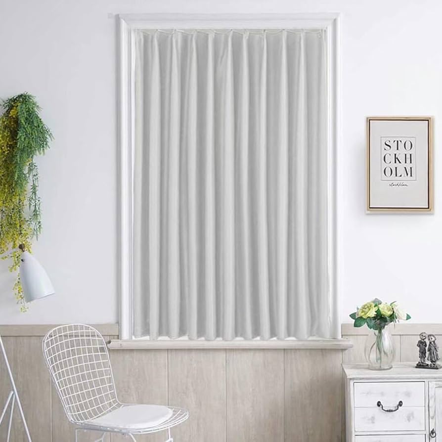 遮光カーテン 幅150cm×丈110cm 1枚 ホワイト 洗える 日本製